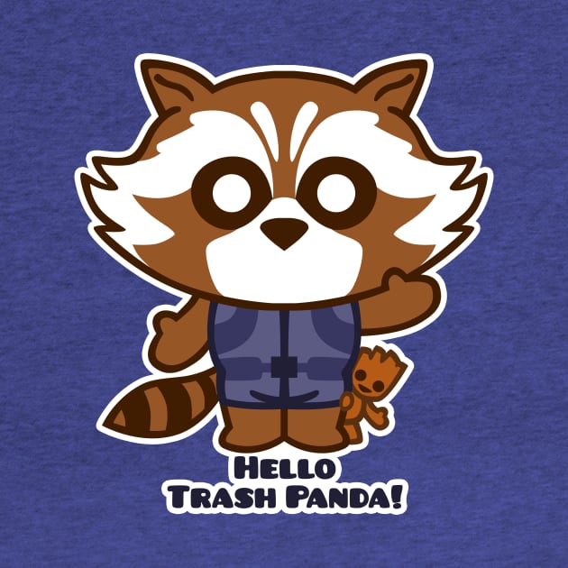 Hello Trash Panda! by blairjcampbell